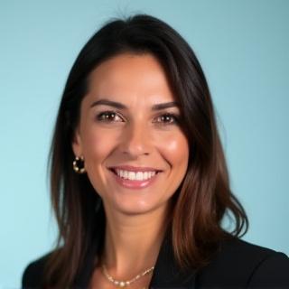 Retrato profesional de Elena Navarro.